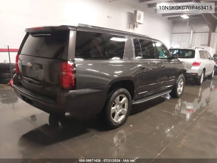 1GNSKGKC7GR463415 2016 Chevrolet Suburban Ls