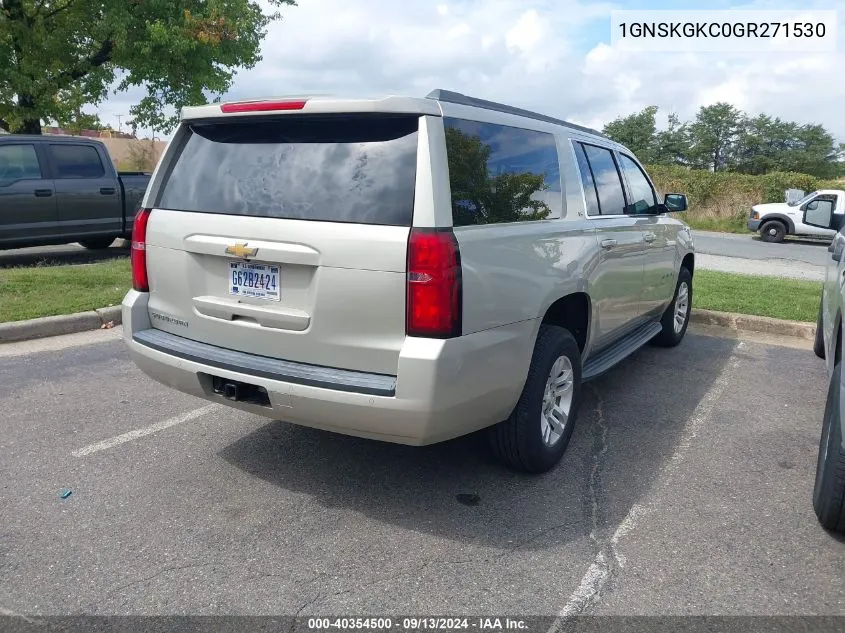 2016 Chevrolet Suburban Ls VIN: 1GNSKGKC0GR271530 Lot: 40354500