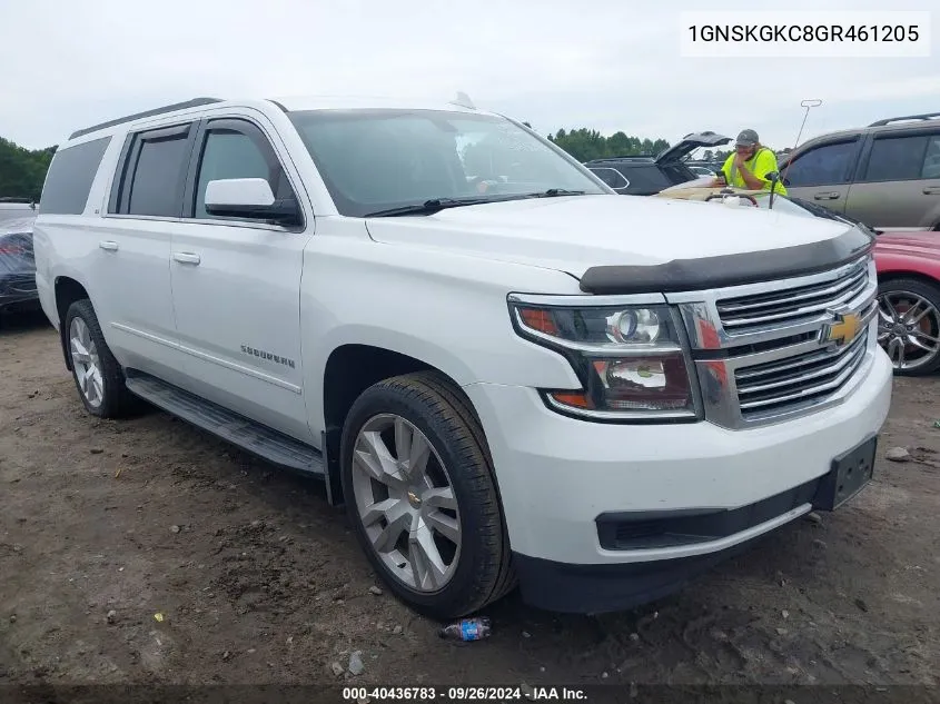 2016 Chevrolet Suburban Ls VIN: 1GNSKGKC8GR461205 Lot: 40436783