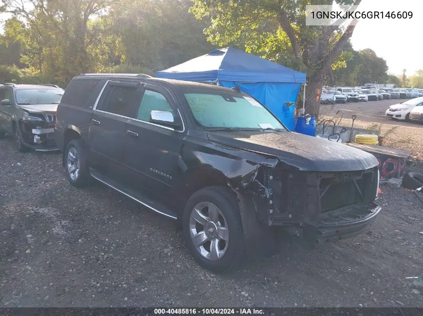 2016 Chevrolet Suburban Ltz VIN: 1GNSKJKC6GR146609 Lot: 40485816