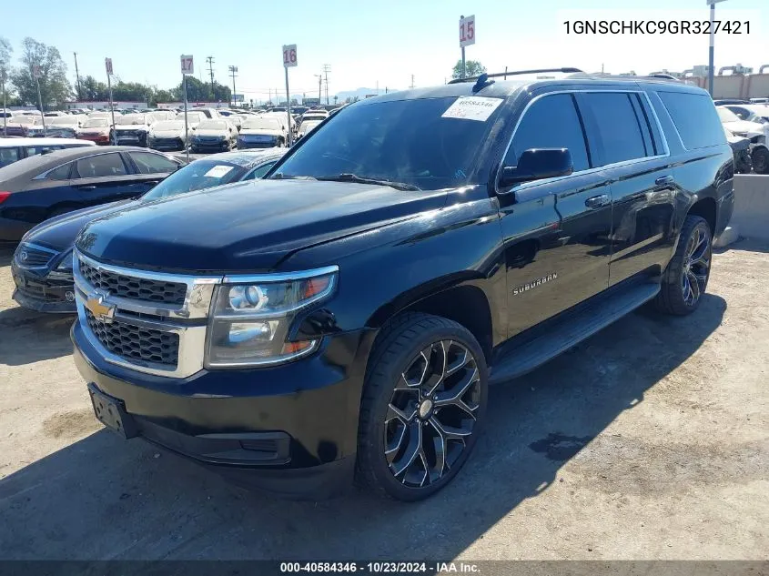 2016 Chevrolet Suburban Lt VIN: 1GNSCHKC9GR327421 Lot: 40584346