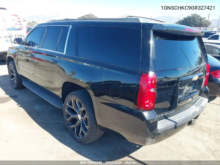 2016 Chevrolet Suburban Lt VIN: 1GNSCHKC9GR327421 Lot: 40584346