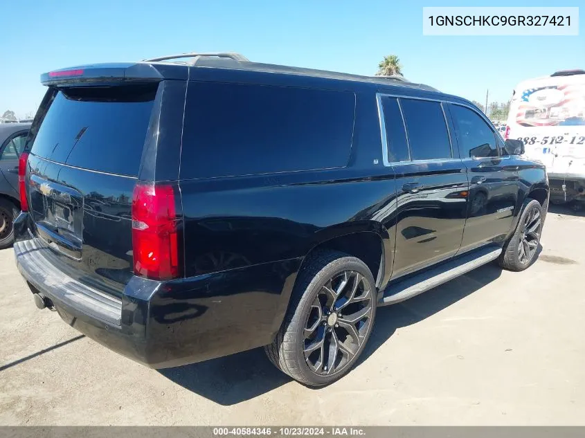 2016 Chevrolet Suburban Lt VIN: 1GNSCHKC9GR327421 Lot: 40584346