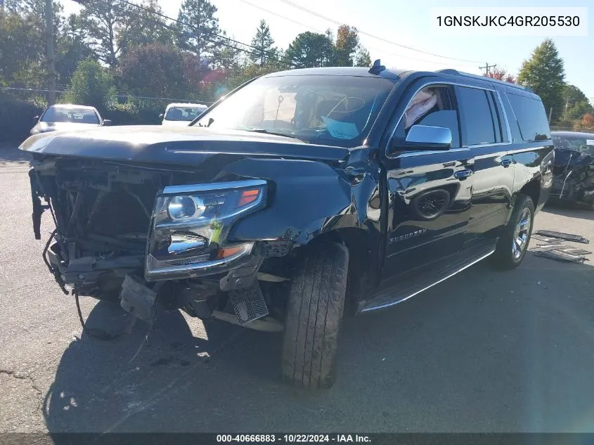 2016 Chevrolet Suburban Ltz VIN: 1GNSKJKC4GR205530 Lot: 40666883