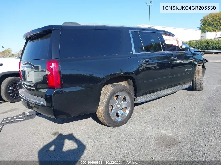 2016 Chevrolet Suburban Ltz VIN: 1GNSKJKC4GR205530 Lot: 40666883