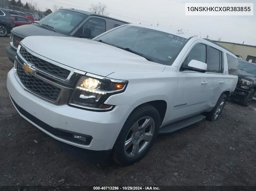 2016 Chevrolet Suburban Lt VIN: 1GNSKHKCXGR383855 Lot: 40713296