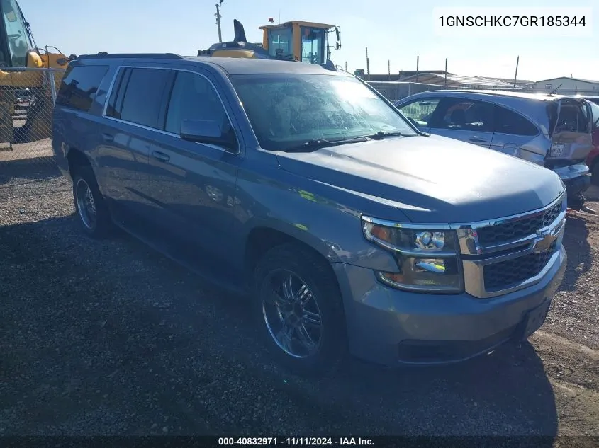 2016 Chevrolet Suburban Lt VIN: 1GNSCHKC7GR185344 Lot: 40832971