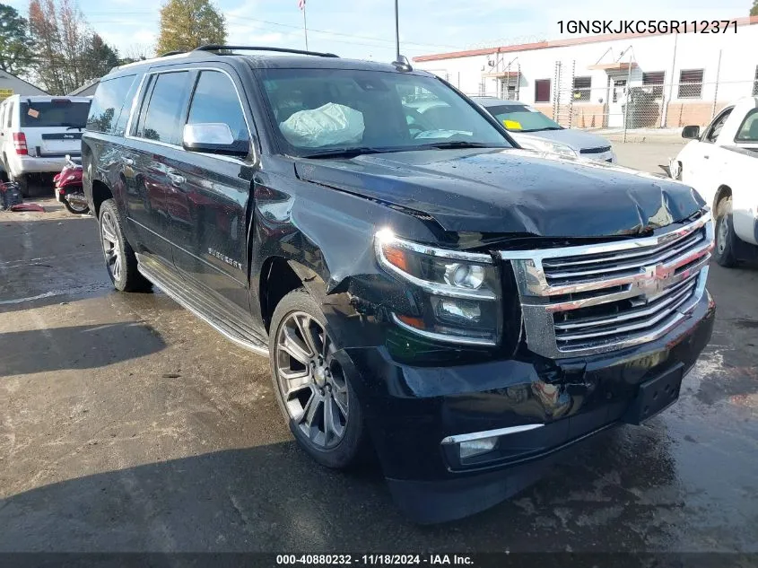 2016 Chevrolet Suburban K1500 Ltz VIN: 1GNSKJKC5GR112371 Lot: 40880232