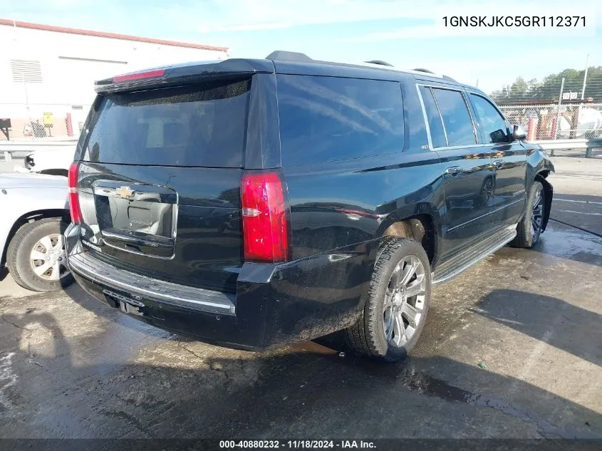 2016 Chevrolet Suburban K1500 Ltz VIN: 1GNSKJKC5GR112371 Lot: 40880232