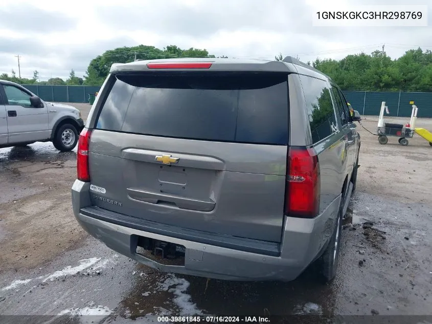 1GNSKGKC3HR298769 2017 Chevrolet Suburban Ls