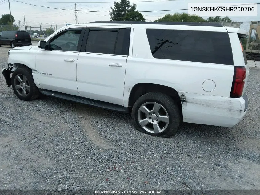 1GNSKHKC9HR200706 2017 Chevrolet Suburban Lt