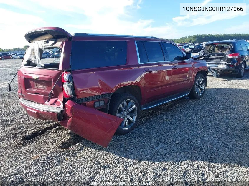 2017 Chevrolet Suburban Premier VIN: 1GNSCJKC0HR127066 Lot: 40039484