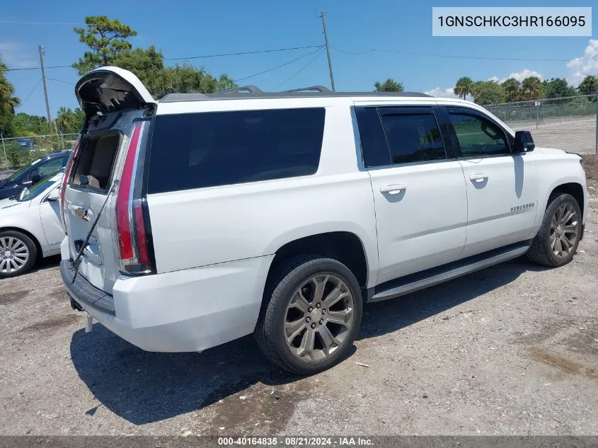 2017 Chevrolet Suburban C1500 Lt VIN: 1GNSCHKC3HR166095 Lot: 40164835