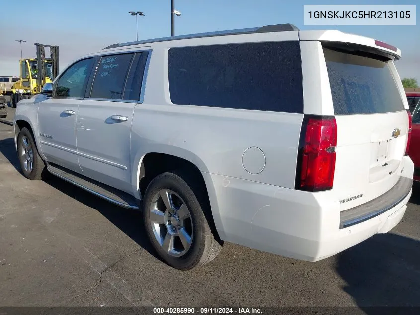 2017 Chevrolet Suburban Premier VIN: 1GNSKJKC5HR213105 Lot: 40285990