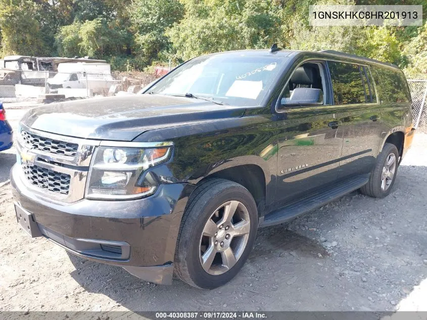 2017 Chevrolet Suburban Lt VIN: 1GNSKHKC8HR201913 Lot: 40308387