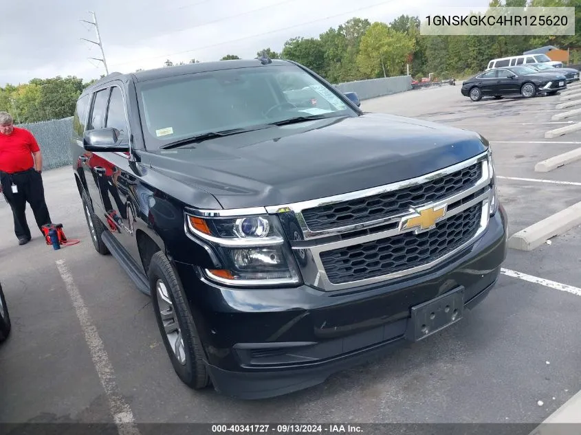 2017 Chevrolet Suburban K1500 Ls VIN: 1GNSKGKC4HR125620 Lot: 40341727