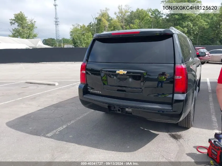 2017 Chevrolet Suburban K1500 Ls VIN: 1GNSKGKC4HR125620 Lot: 40341727