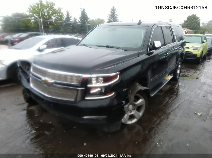 2017 Chevrolet Suburban Premier VIN: 1GNSCJKCXHR312158 Lot: 40399105