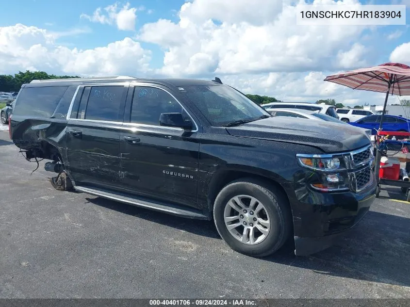 2017 Chevrolet Suburban Lt VIN: 1GNSCHKC7HR183904 Lot: 40401706