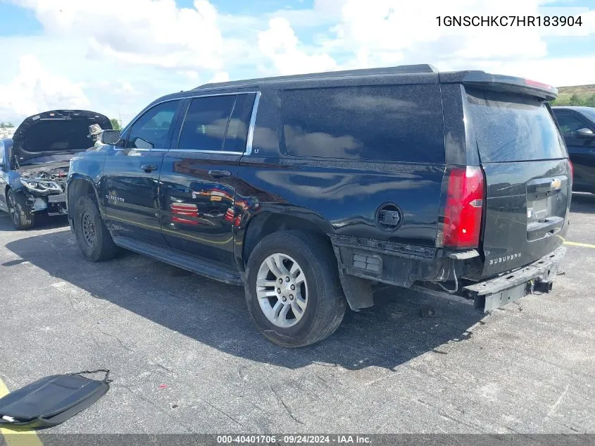 2017 Chevrolet Suburban Lt VIN: 1GNSCHKC7HR183904 Lot: 40401706