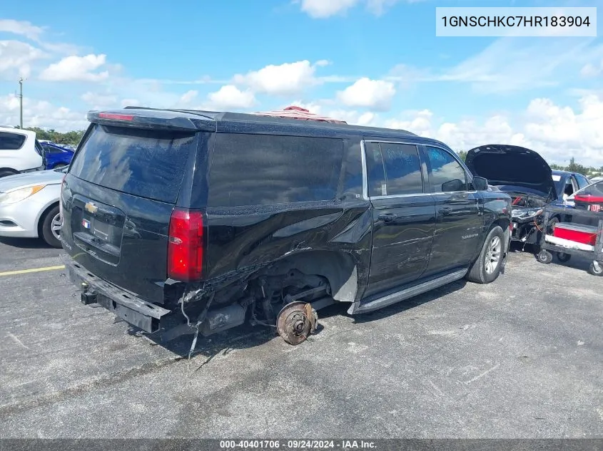 2017 Chevrolet Suburban Lt VIN: 1GNSCHKC7HR183904 Lot: 40401706