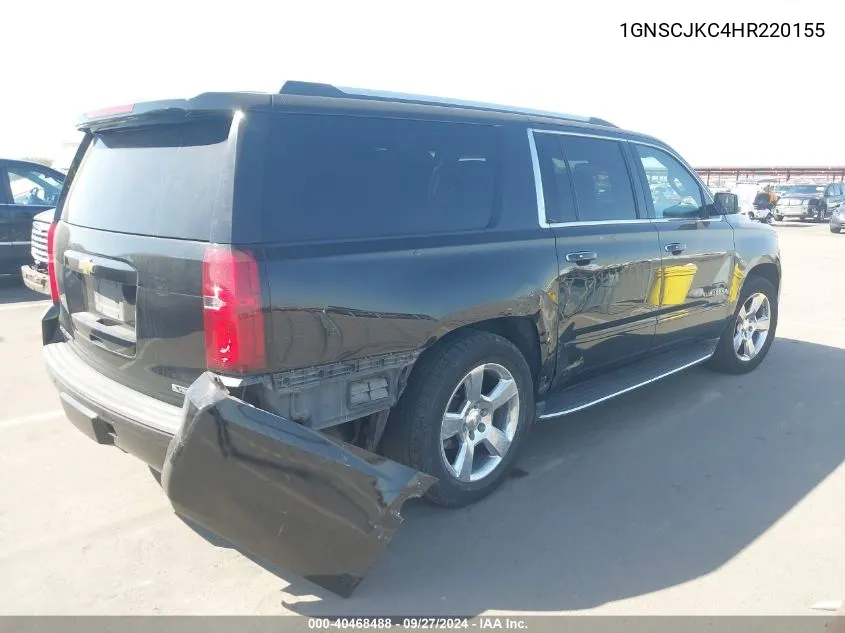 1GNSCJKC4HR220155 2017 Chevrolet Suburban Premier