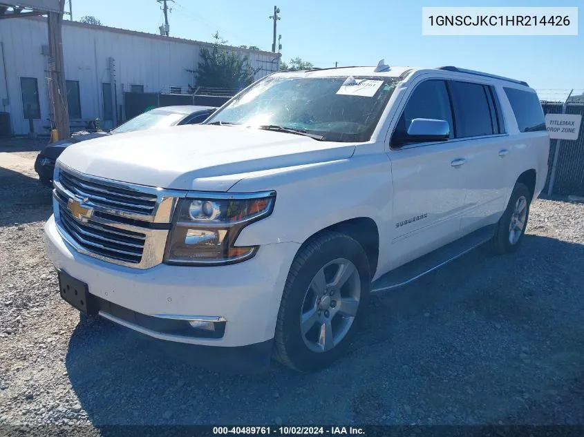 2017 Chevrolet Suburban Premier VIN: 1GNSCJKC1HR214426 Lot: 40489761