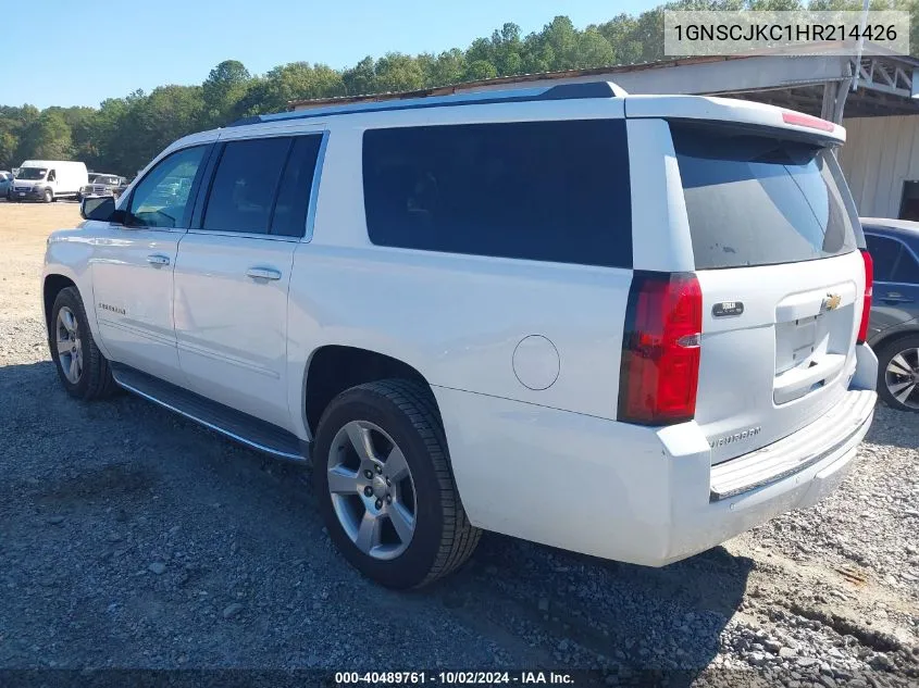 2017 Chevrolet Suburban Premier VIN: 1GNSCJKC1HR214426 Lot: 40489761