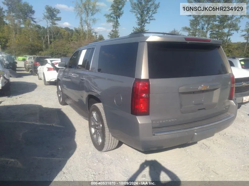 1GNSCJKC6HR234929 2017 Chevrolet Suburban Premier