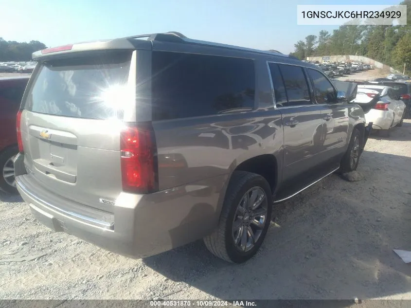 1GNSCJKC6HR234929 2017 Chevrolet Suburban Premier