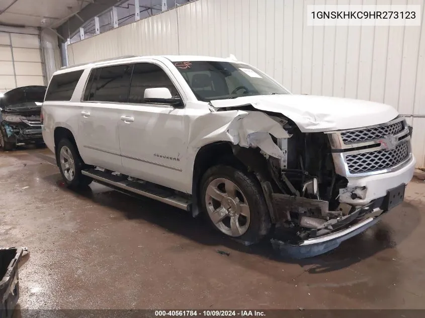 2017 Chevrolet Suburban Lt VIN: 1GNSKHKC9HR273123 Lot: 40561784