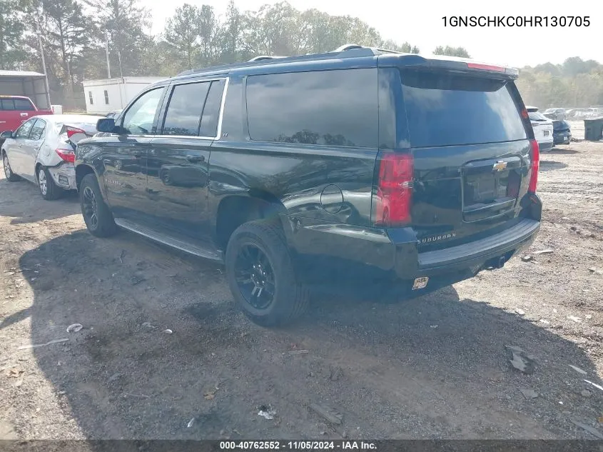 2017 Chevrolet Suburban Lt VIN: 1GNSCHKC0HR130705 Lot: 40762552