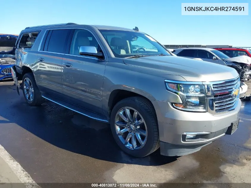 2017 Chevrolet Suburban Premier VIN: 1GNSKJKC4HR274591 Lot: 40813072