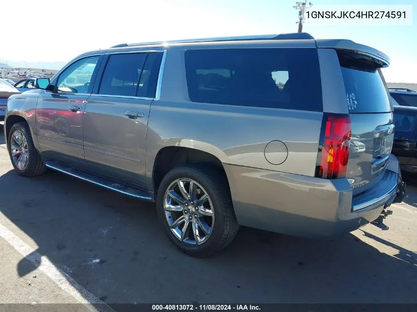 2017 Chevrolet Suburban Premier VIN: 1GNSKJKC4HR274591 Lot: 40813072