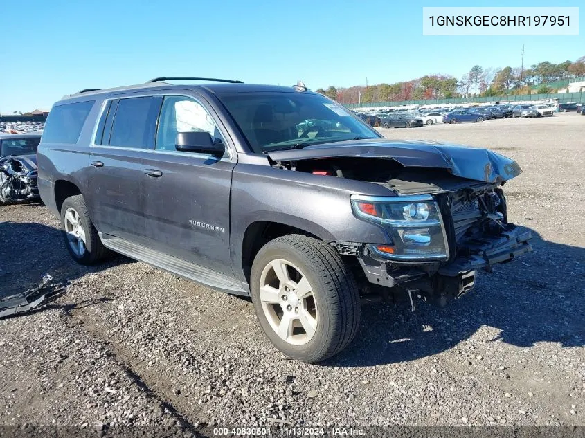 2017 Chevrolet Suburban Ls VIN: 1GNSKGEC8HR197951 Lot: 40830501