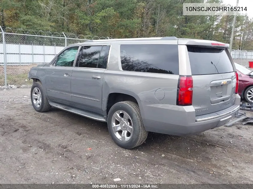 2017 Chevrolet Suburban Premier VIN: 1GNSCJKC3HR165214 Lot: 40832993