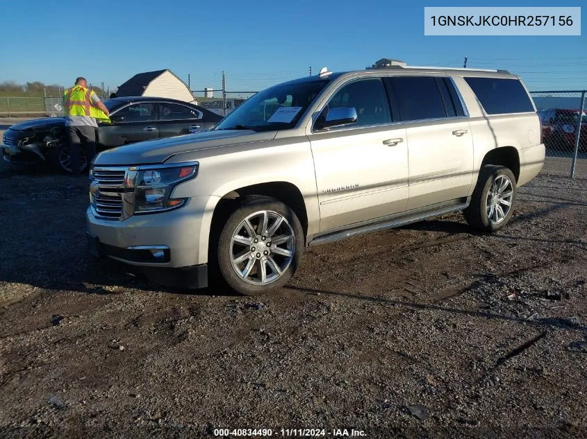 2017 Chevrolet Suburban Premier VIN: 1GNSKJKC0HR257156 Lot: 40834490