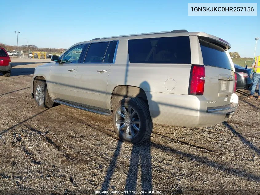 2017 Chevrolet Suburban Premier VIN: 1GNSKJKC0HR257156 Lot: 40834490