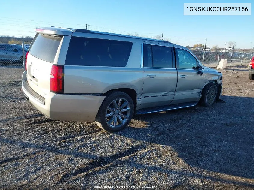 2017 Chevrolet Suburban Premier VIN: 1GNSKJKC0HR257156 Lot: 40834490