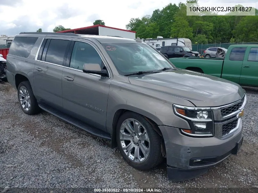 2018 Chevrolet Suburban Lt VIN: 1GNSKHKC2JR314827 Lot: 39383522