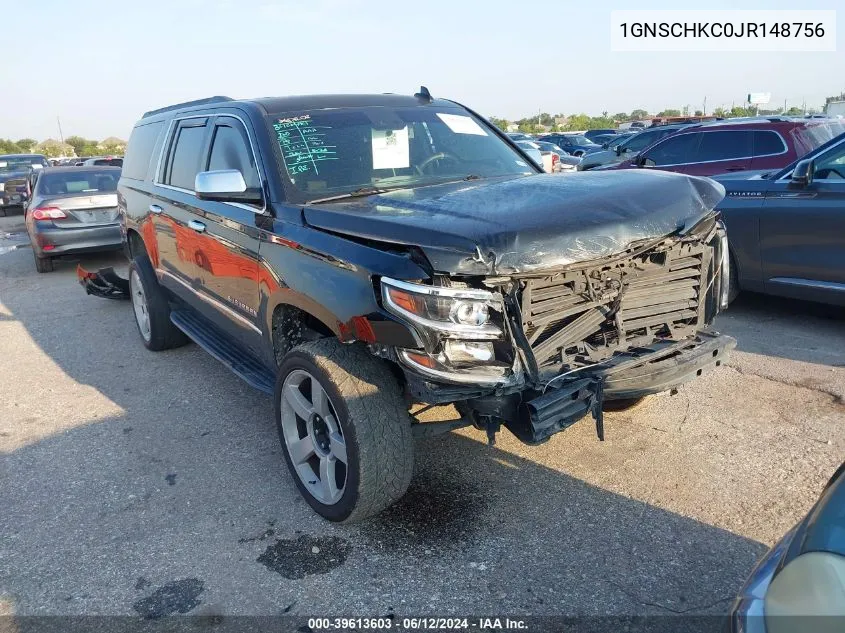 1GNSCHKC0JR148756 2018 Chevrolet Suburban Lt