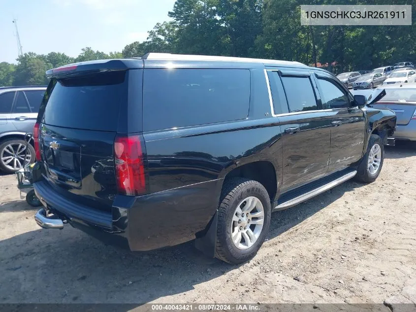 1GNSCHKC3JR261911 2018 Chevrolet Suburban Lt