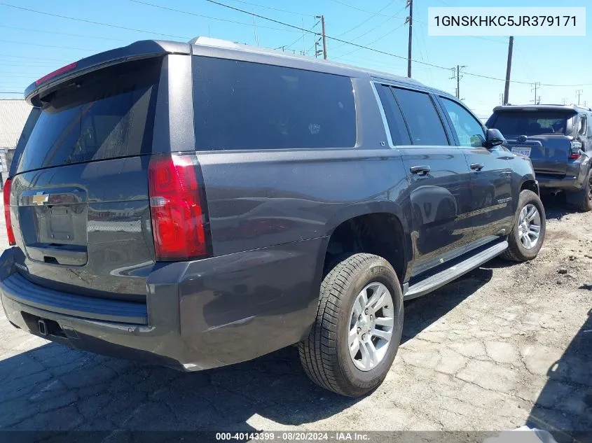 2018 Chevrolet Suburban K1500 Lt VIN: 1GNSKHKC5JR379171 Lot: 40143399