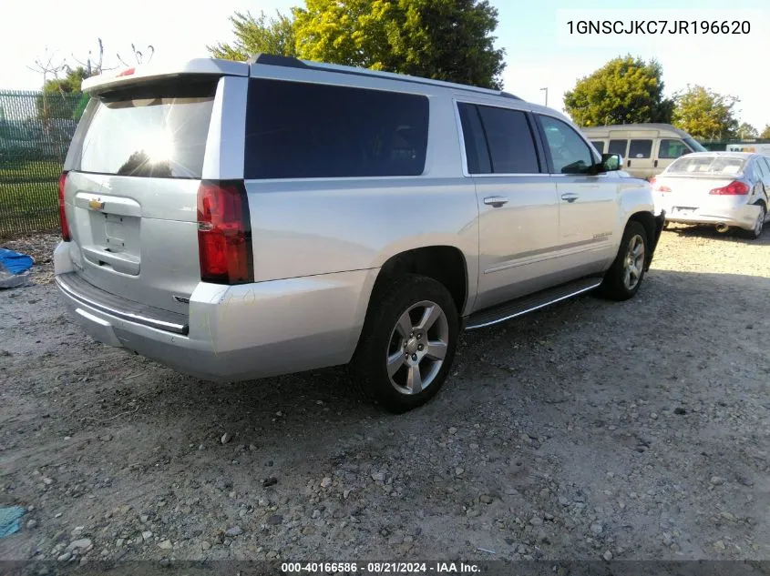 2018 Chevrolet Suburban C1500 Premier VIN: 1GNSCJKC7JR196620 Lot: 40166586