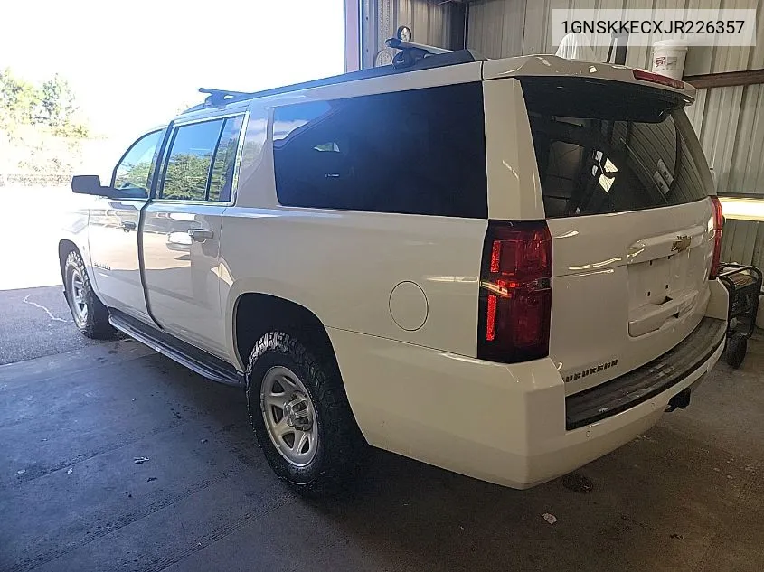 2018 Chevrolet Suburban Commercial Fleet VIN: 1GNSKKECXJR226357 Lot: 40386393