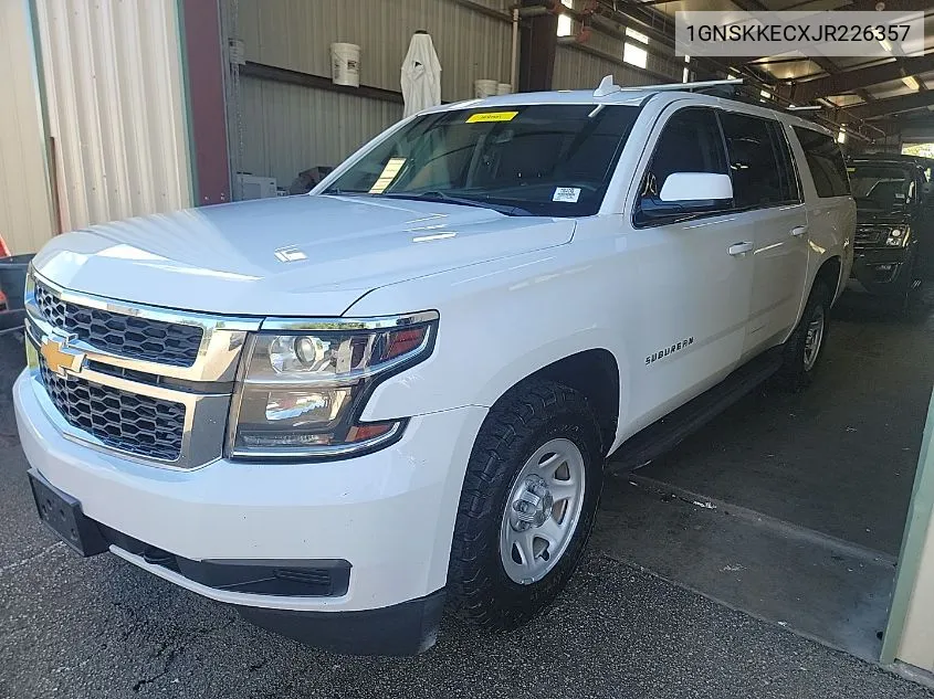 2018 Chevrolet Suburban Commercial Fleet VIN: 1GNSKKECXJR226357 Lot: 40386393