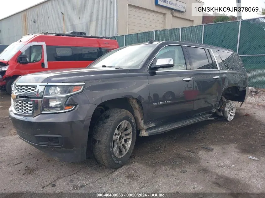 2018 Chevrolet Suburban Lt VIN: 1GNSKHKC9JR378069 Lot: 40400558