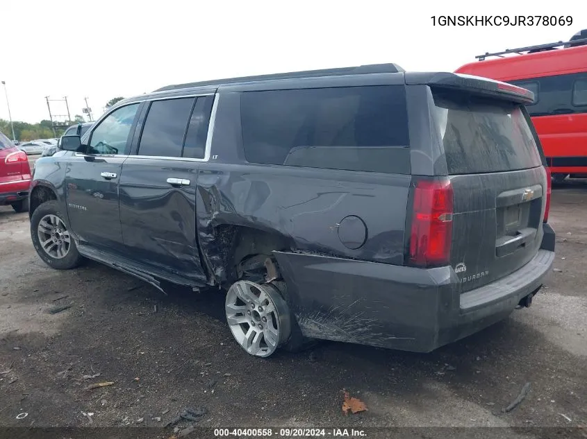 2018 Chevrolet Suburban Lt VIN: 1GNSKHKC9JR378069 Lot: 40400558