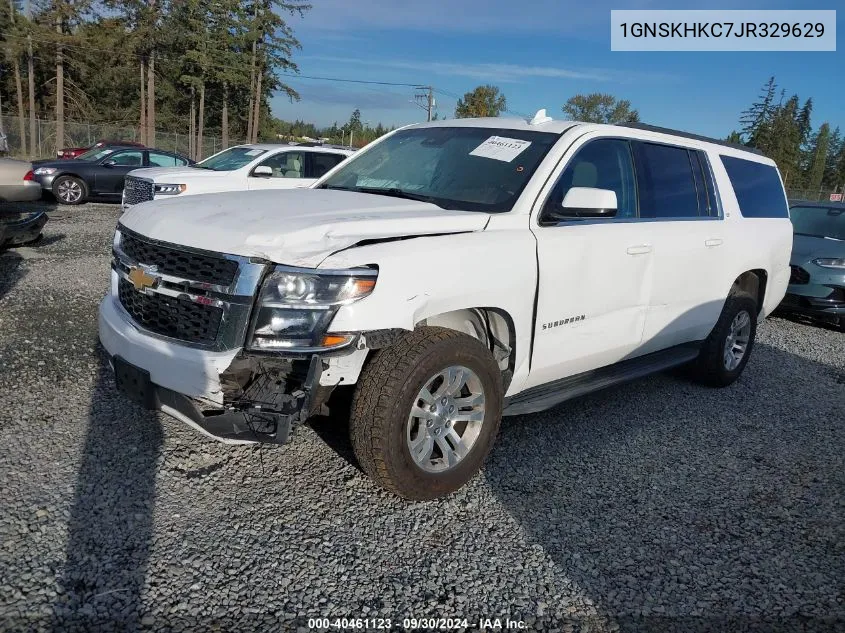 2018 Chevrolet Suburban Lt VIN: 1GNSKHKC7JR329629 Lot: 40461123