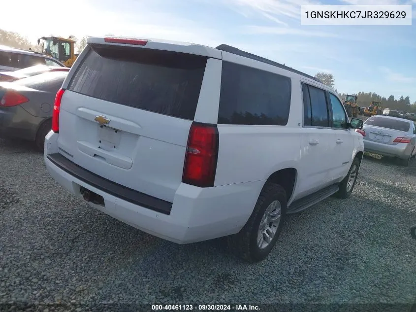 1GNSKHKC7JR329629 2018 Chevrolet Suburban Lt